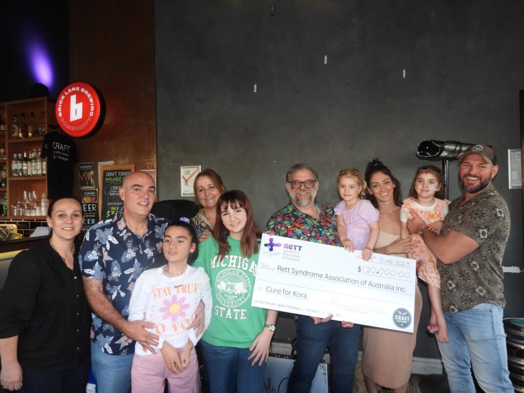 cureforkora20kcheque  craft brew house live music  craft beer bar cure for kora raises $20000